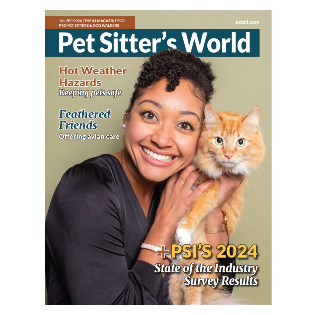 Ashten was featured on the cover of the Jul-Sep 2024 issue of&nbsp;Pet Sitter's World&nbsp;magazine.